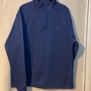 Real Tree Quarter zip up pullover